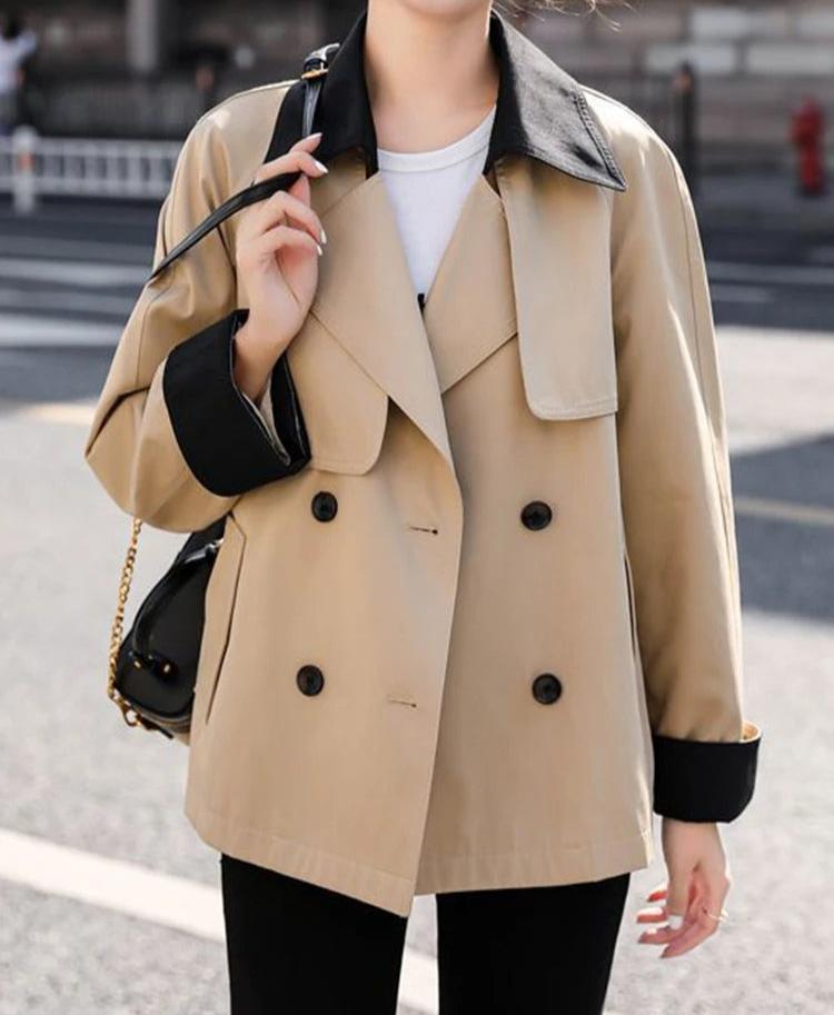 Cameron™ Alice - British Style Modern Windbreaker Trench Coat