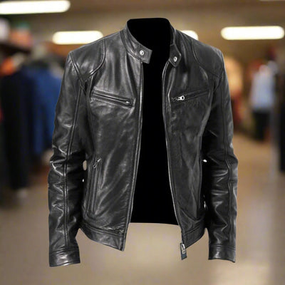 Cameron™ Ethan - Stylish Vegan Leather Jacket