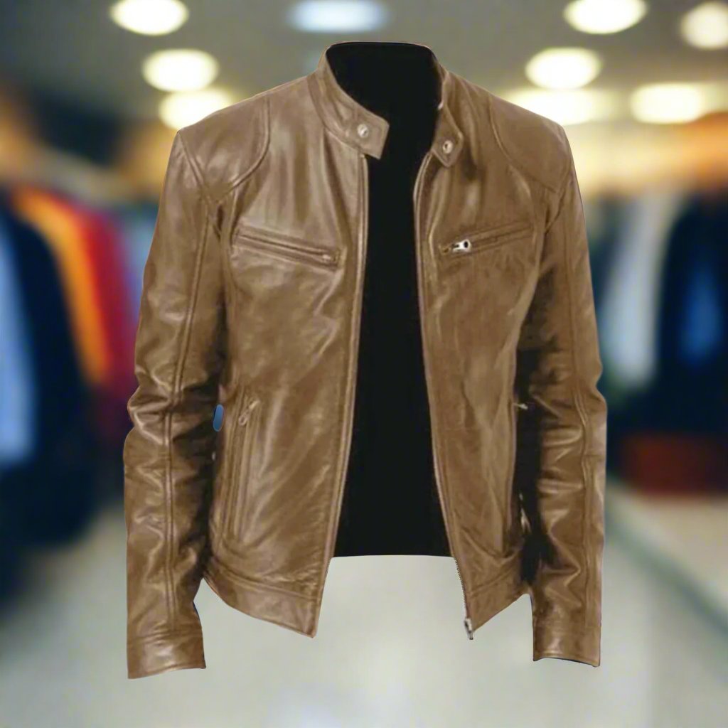 Cameron™ Ethan - Stylish Vegan Leather Jacket