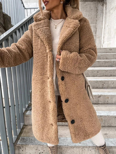 Cameron™ Daisy- Super Soft Cozy Long Fleece Coat