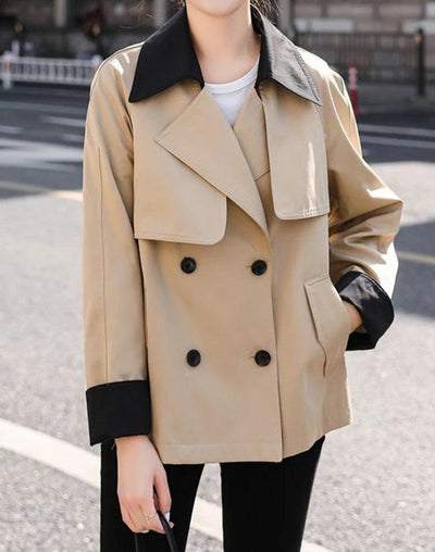 Cameron™ Alice - British Style Modern Windbreaker Trench Coat