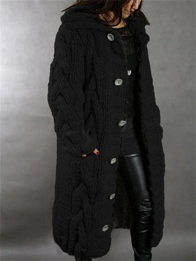 Cameron™  Florence - Long Comfortable Knitted Coat