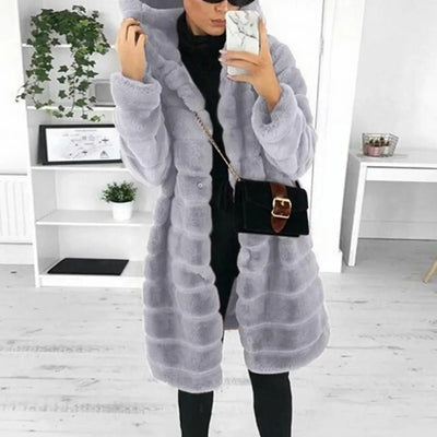 Cameron™ Ruby - Luxurious Warm Faux Fur Winter Coat