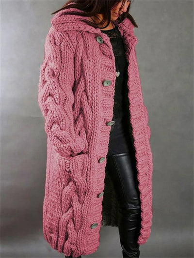 Cameron™  Florence - Long Comfortable Knitted Coat