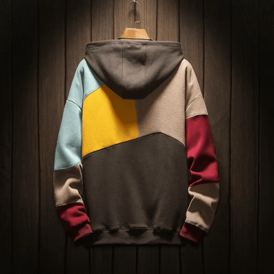 Cameron™ Ashley - Oversized Patchwork Hoodie