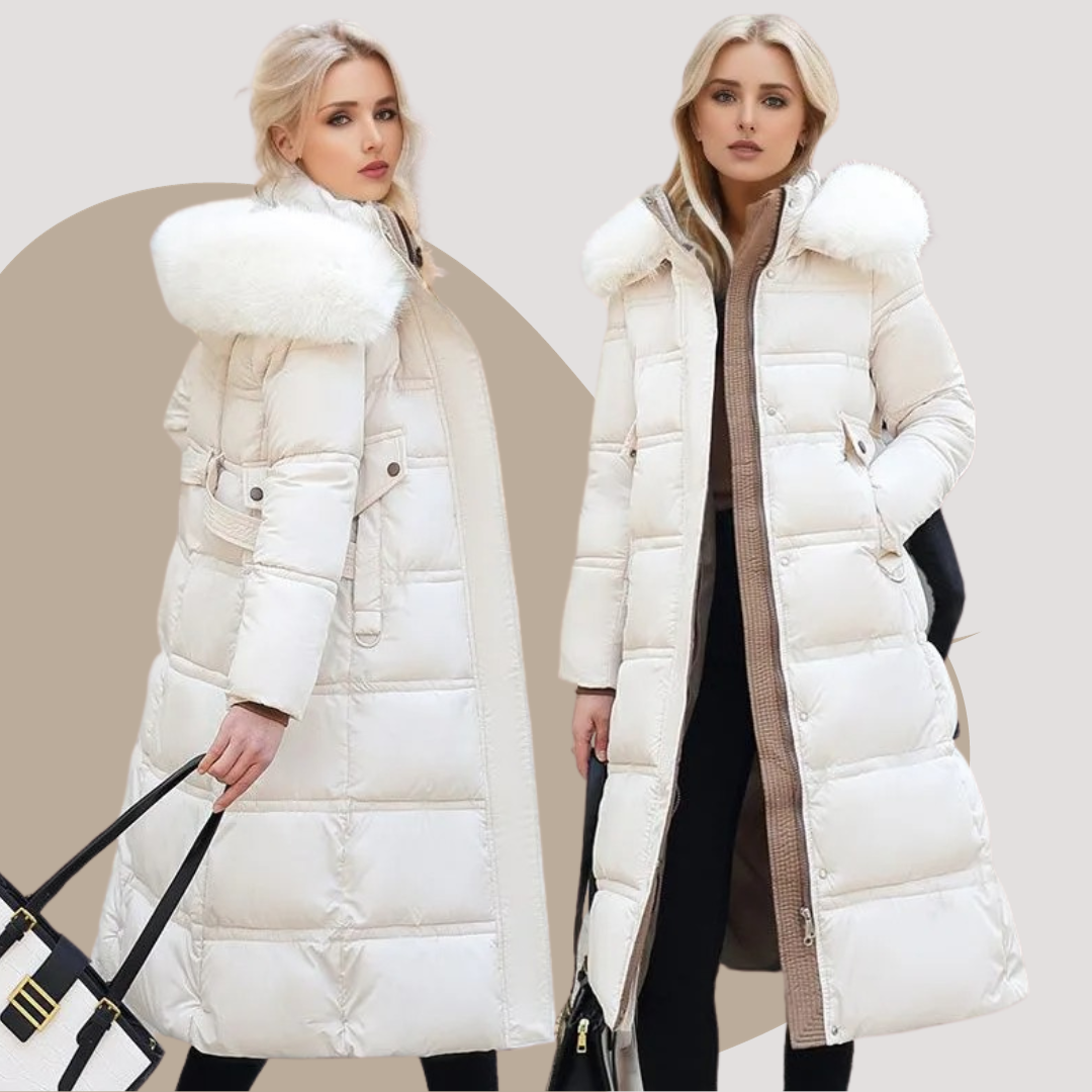 Cameron™ Lily - Luxurious Winter Parka With Fur Hood