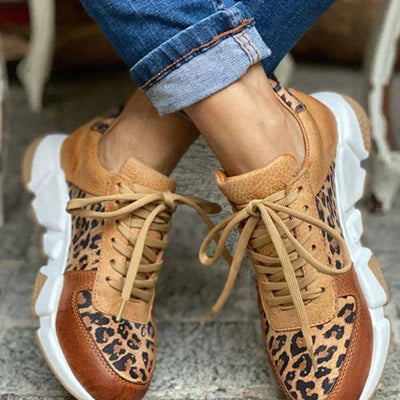 Cameron™ Femke | Comfortable leopard sneakers