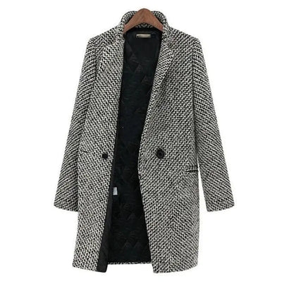 Cameron™ Fiona - Classic Houndstooth Coat