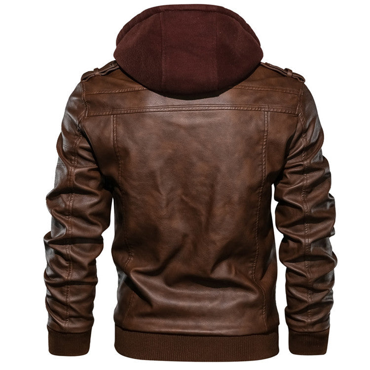 Cameron™ Max - Stylish Leather Bomber Jacket