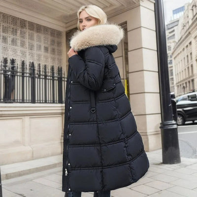 Cameron™ Lily - Luxurious Winter Parka With Fur Hood