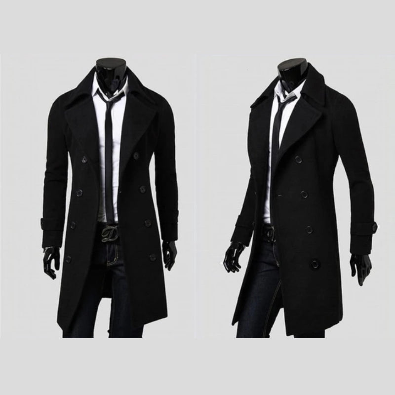 Cameron™ Samuel - Stylish Double Breasted Trench Coat