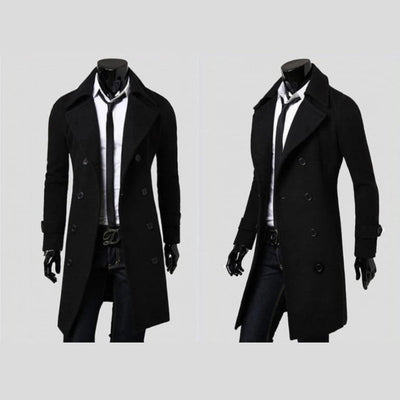 Cameron™ Samuel - Stylish Double Breasted Trench Coat