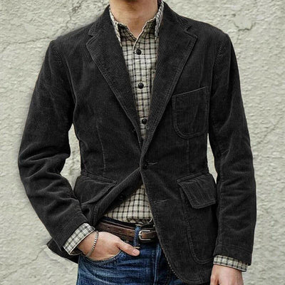 Cameron™ William - Stylish Vintage Corduroy Blazer