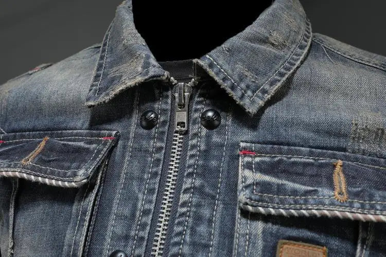 Cameron™ Henry - Retro denim jacket