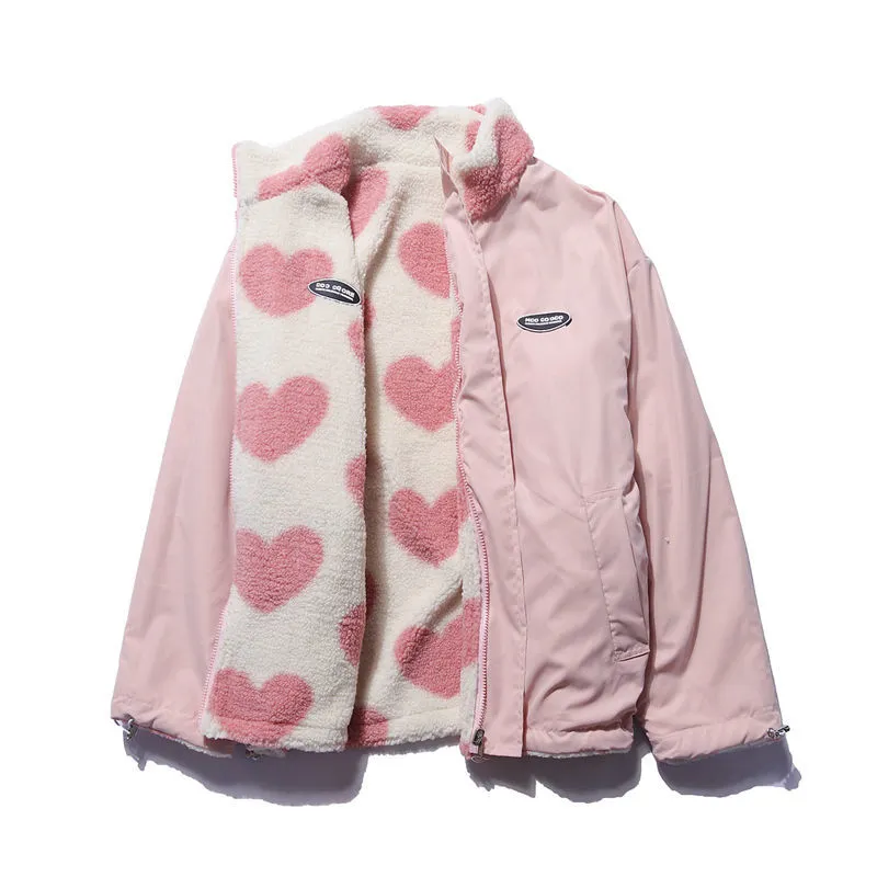 Cameron™ Hannah - Reversible Heart Fleece Jacket