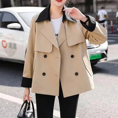 Cameron™ Alice - British Style Modern Windbreaker Trench Coat