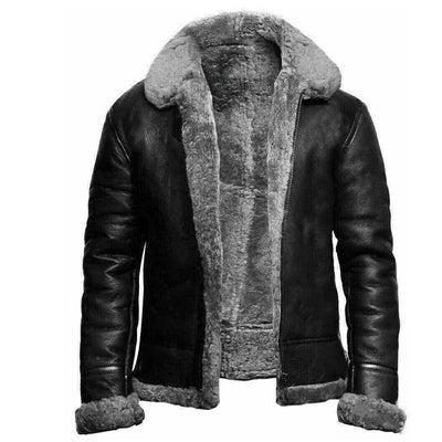 Cameron™ Max - Vegan Leather Winter Jacket