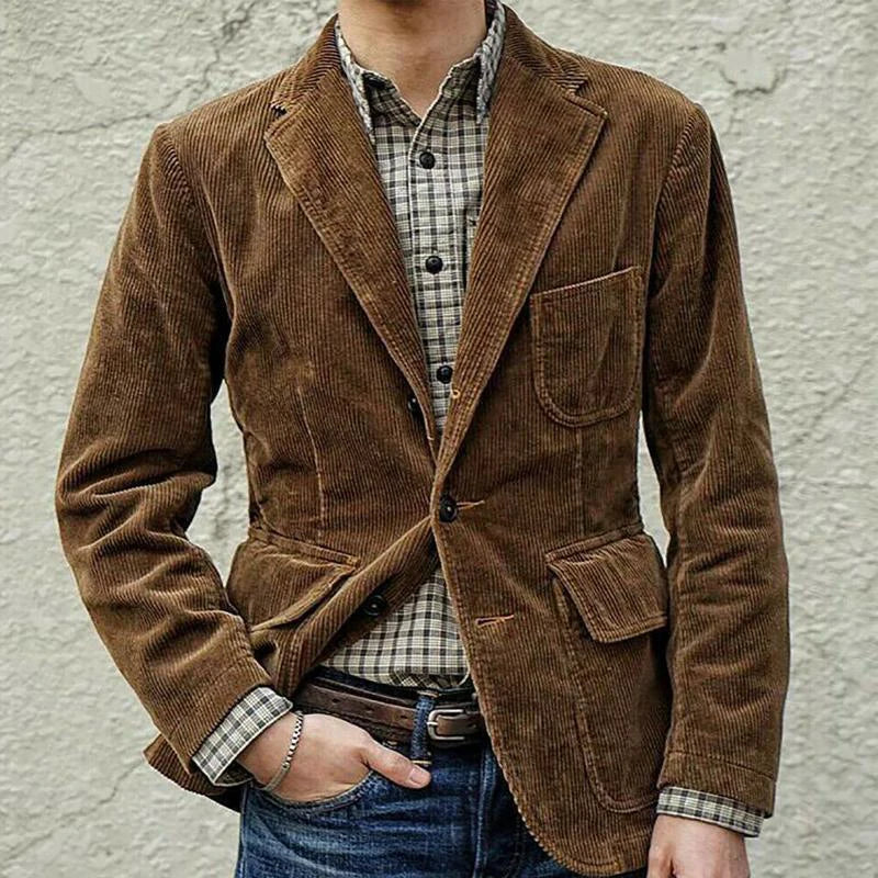 Cameron™ William - Stylish Vintage Corduroy Blazer