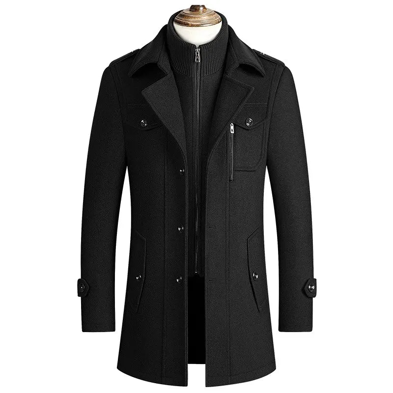 Cameron™ Jack - Stylish Elegant Wool Overcoat