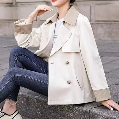 Cameron™ Alice - British Style Modern Windbreaker Trench Coat