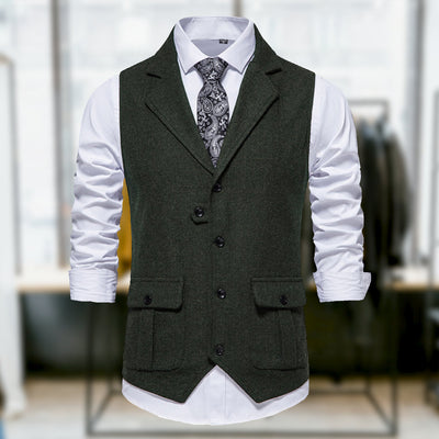 Cameron™ Oscar - Comfortable Classic Retro Style Vest with Pockets