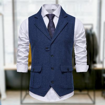 Cameron™ Oscar - Comfortable Classic Retro Style Vest with Pockets