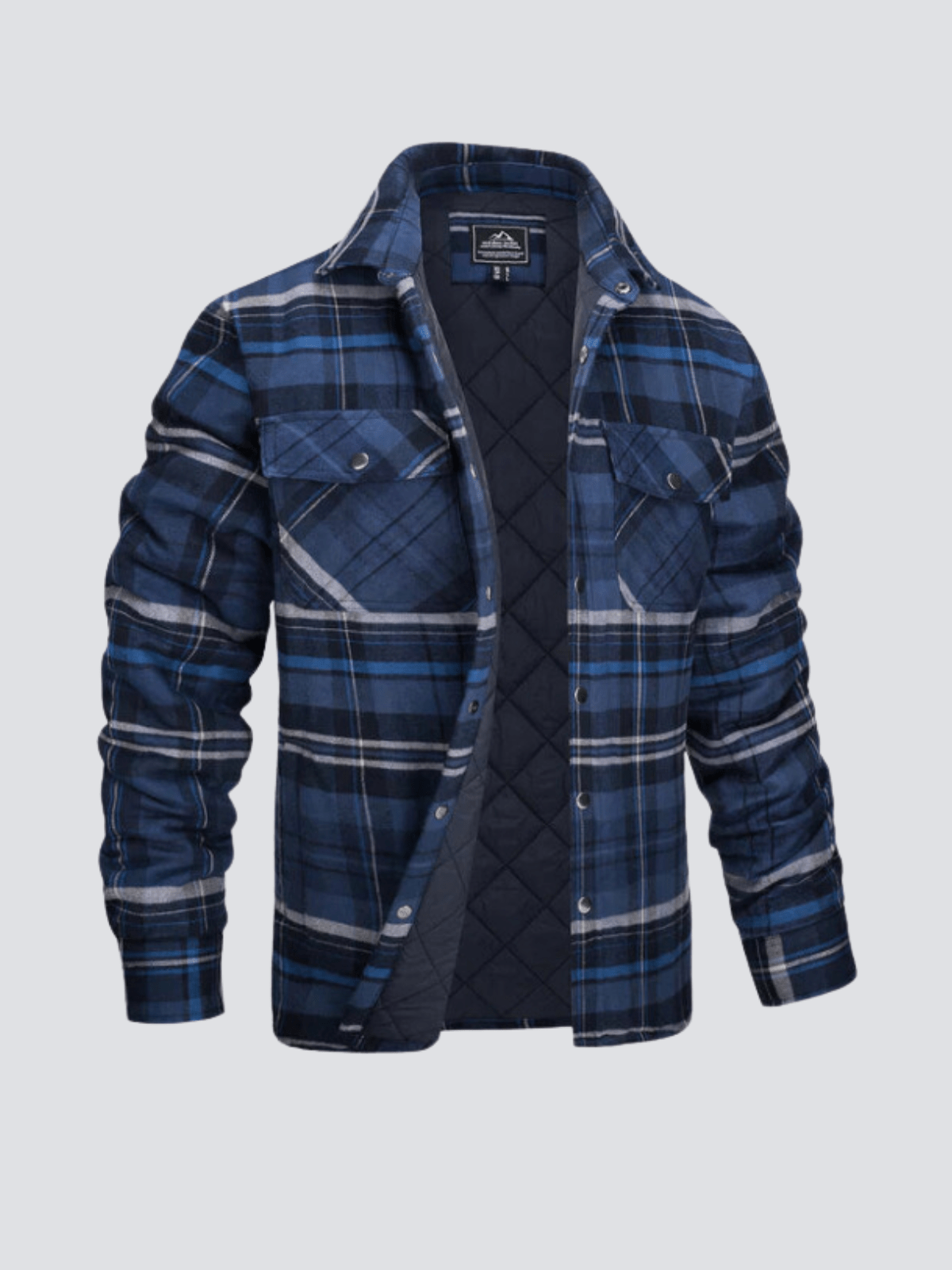 Cameron™ Louis - Super Warm Checkered Flannel Jacket