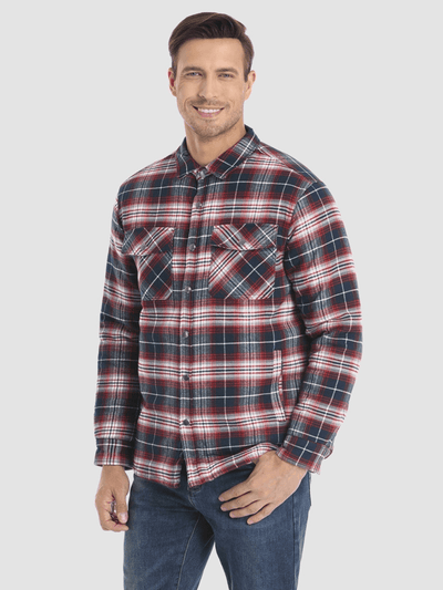 Cameron™ Louis - Super Warm Checkered Flannel Jacket