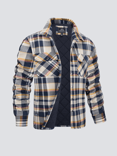 Cameron™ Louis - Super Warm Checkered Flannel Jacket