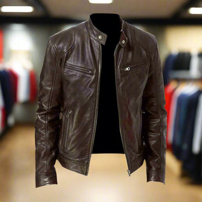 Cameron™ Ethan - Stylish Vegan Leather Jacket