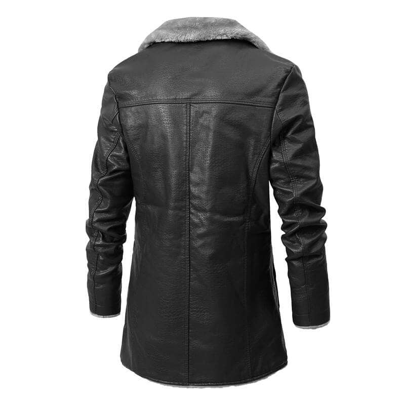 Cameron™ Alexander - Vintage Soft Faux Leather Winter Jacket